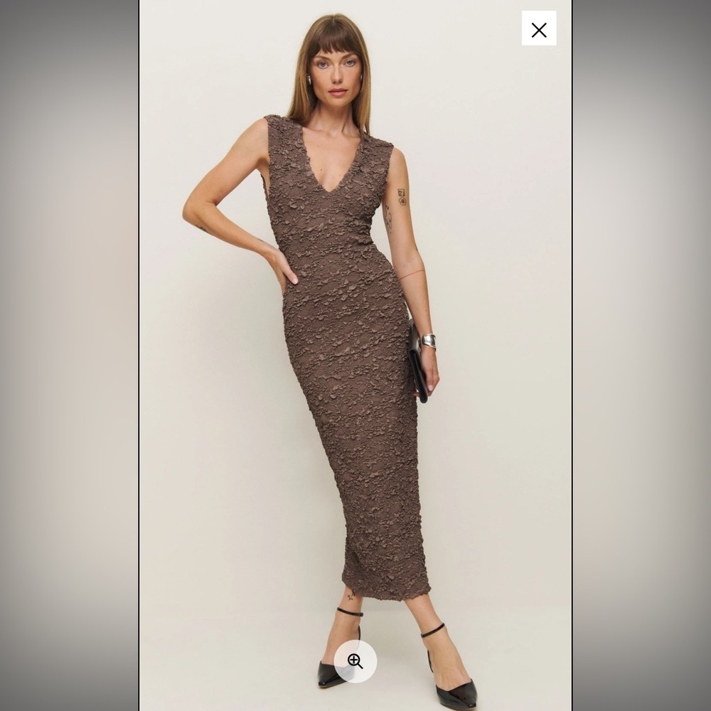 NWOT Reformation Palm Knit Dress S
